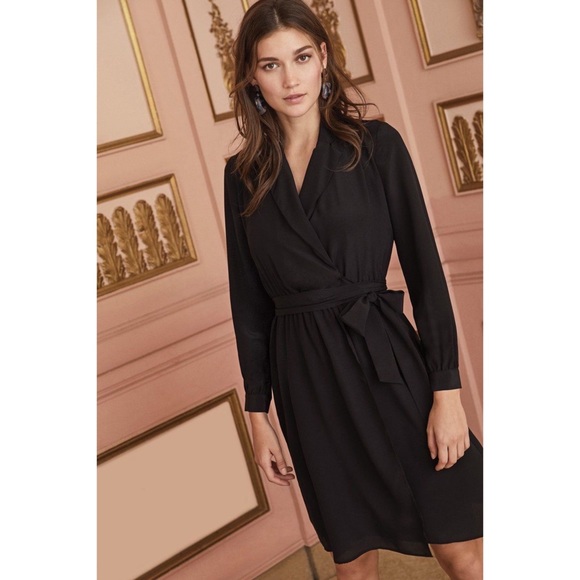 Amour Vert Dresses & Skirts - Amour Vert Soline Silk Wrap Dress